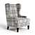 Stylish Aiden Armchair by Marko Kraus 3D model small image 1