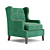 Elegant Gregor Armchair by Marko Kraus 3D model small image 1
