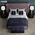 Luxury Fendi Nabucco Bed 3D model small image 1