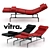 Vitra Soft Pad Chaise: Stylish and Comfortable 3D model small image 2