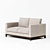 Marko Kraus Zella 2 Seater Sofa 3D model small image 1