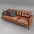 Essentiel Sofa: Contemporary Italian Design 3D model small image 2