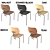 Elegant SE68 Stackable Chair 3D model small image 2