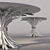 EICHHOLTZ Bonheur Coffee Table: Stylish and Functional 3D model small image 1