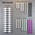 Ideos Kermi Water Heated Towel Rail 3D model small image 1