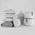 Zara Home Hotel Collection: Luxury Home Decor Set 3D model small image 2