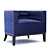Modern Maa Armchair: Stylish Comfort for Your Home 3D model small image 2