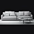 - Modern elegance: Minotti Allen Sofa & Sullivan Table
- Sleek sophistication: Minotti Allen Sofa & Sullivan Table
-  3D model small image 3