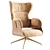 Modern Lounger with a Twist! 3D model small image 1