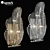 Riccio Osgona Crystal Chandelier 3D model small image 1