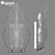 Riccio Osgona Crystal Chandelier 3D model small image 3