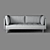 Versatile Comfort: Stellar Works Utility Sofa 3D model small image 3