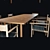 Tibbo Dedon Table & Chair Set 3D model small image 2