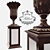 Elegant BIARRITZ Vase by ARTEARREDO 3D model small image 1