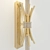 Deluxe Crystal Gold Bra Chandelier 3D model small image 2