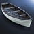 Low Poly Boat: High-Resolution Textures & Multiple Render Options 3D model small image 1