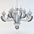 Italian Murano Glass Chandelier 3D model small image 1