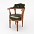 Origgi Celtic Bar Stool: Sleek and Stylish 3D model small image 2