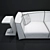 Elegant Giorgetti Mould Sofa: Timeless Comfort 3D model small image 2