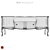 PANAMAR Corona TV Stand 3D model small image 2
