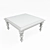 Rutherford Square Cocktail Table: Stylish and Functional 3D model small image 2