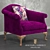 Camberley Armchair: Sleek & Stylish 3D model small image 1