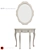 Panamar Corona Console and Mirror Set 3D model small image 1