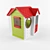 Smoby Children Playhouse: Door, Windows, Lock 3D model small image 2