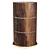 3-Container Bedside Table - 44x44x75cm 3D model small image 1