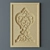 Elegant Islamic Decor: 40x62cm 3D model small image 1