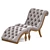 Elegant Bellagio Chaise Lounge Set 3D model small image 1