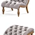 Elegant Bellagio Chaise Lounge Set 3D model small image 2