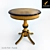 Tosato Fume Round Intarsia Table 3D model small image 1