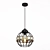 Elegant Metal Crystal Pendant 3D model small image 2