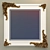 Elegance Gold Wall Mirror 3D model small image 1