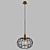 European Pendant Light: Suspension 50076/1 3D model small image 1