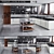 Sleek Glass Kitchen Barrique: Vetro Eleganza 3D model small image 1