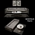 Luxury Montauksofa Harris & Archetype Marble Table 3D model small image 1