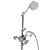 Olympia Thermostatic Shower System 3D model small image 2