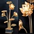 Elegant Art Deco Table Lamp 3D model small image 1