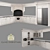 Classic Clive Christian Kitchen 3D model small image 1