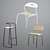 Triple Chair Set: Stylish & Functional 3D model small image 1