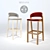 Nordic Elegance: Oslo Barstool 3D model small image 1