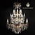 Schonbek Clear Crystal Chandelier 3D model small image 1