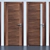 Elegant Barausse Walnut Doors 3D model small image 2