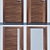 Elegant Barausse Walnut Doors 3D model small image 3