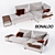Modular Bonaldo Gossip Sofa 3D model small image 1