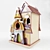 Custom Birdhouse in Cuckoo Design 3D model small image 1