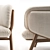 Nichetto Stanley Armchair: Stylish Seating Icon 3D model small image 2