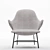 &tradition CatchLounge - Stylish and Comfortable Lounge Chair 3D model small image 2